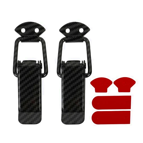 DLYYDBB General Motors Bumper Clip Universal Truck Hook Lock Clip Quick Release Release Carbon Fiber Texture, Car Bumper Clip, Bumper Holder Clips
