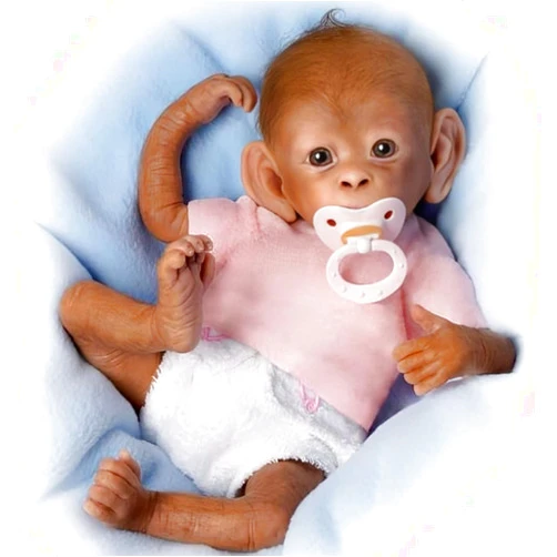 The Ashton-Drake Galleries Coco So Truly Real Baby Monkey Doll