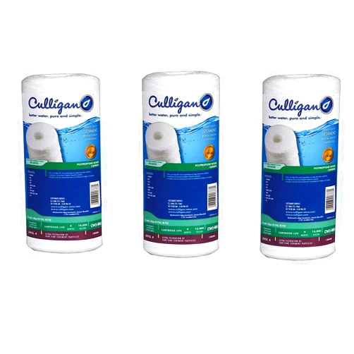 Culligan CW5-BBS Whole House Premium Water Filter Cartridge, 16,000 Gallons, 3 Pack