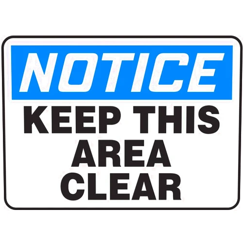 Accuform MVHR846VS Adhesive Vinyl Safety Sign, Legend 