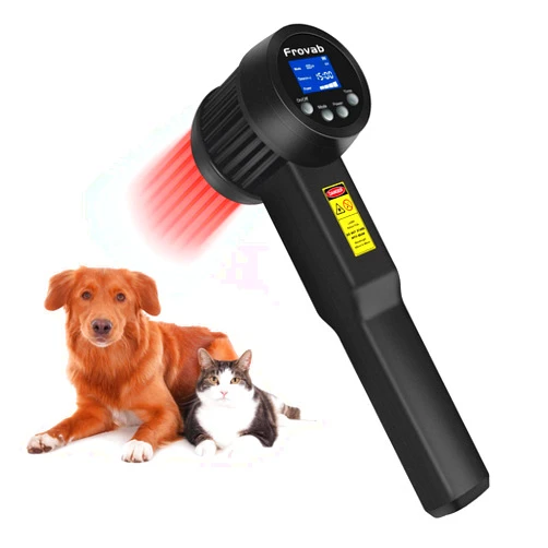 Frovab 3W Cold Laser Therapy Device for Muscle & Joint,15x650nm+10x808nm LLLT Therapy for Pet,Vet,Accelerate Healing,Reduce Pain and Inflammation,Physical Therapy Laser for Dog Cat Horse