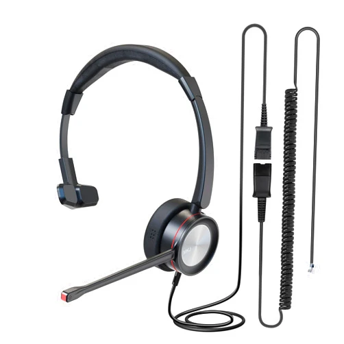 MKJ Telehone Headset for Cisco IP Phone, Wired Headphone with Microphone Noise Cancelling, Office Phone Headset with RJ9 Jack for Cisco CP-7821 7841 7861 7942G 7945G 7960G 7965G 7970G 8841 8865 9975