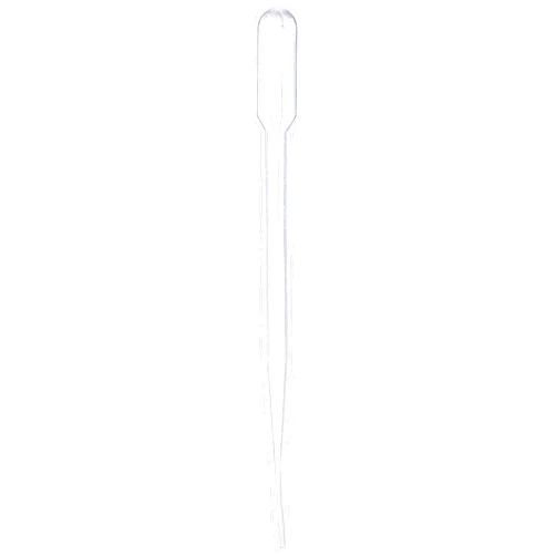 Globe Scientific 138020-500 LDPE General Purpose Transfer Pipet, Non-Sterile, 87mm Length, 1.7mL Capacity (Box of 500)