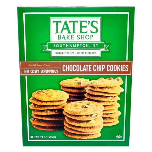 Tate's Bake Shop thin crispy scrumptious Chocolate Chip Cookie Box, 21 Ounce