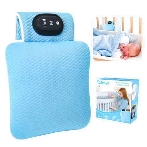 Bakeling Baby Sleep Soother with Vibrating Mattress Pad – Soothing Vibrations, 3 Adjustable Modes, 90-Minute Timer for Cribs & Strollers – Ideal Baby Sleep Aid for Newborns and Travel