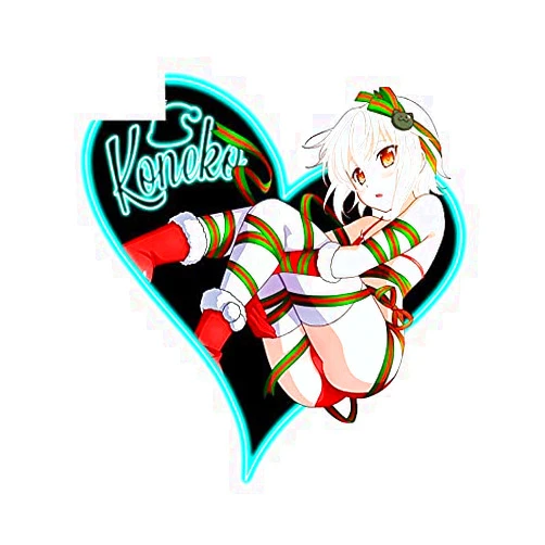 ZGHQHCDRH 13cmx12.5cm for Cute Koneko Toujou Ass High School DxD Christmas Decal Vinyl