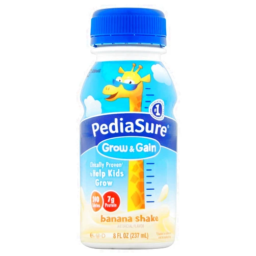 Abbott PediaSure Banana Cream, 8 oz. Bottle Part No. 58052 Qty 1