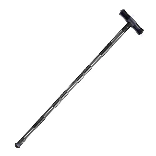 aiGear Premium Walking Hiking Stick CNC Machined Outdoor Trekking Poles Color Black