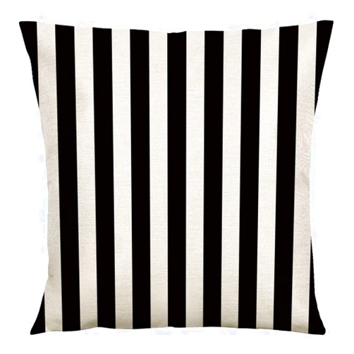 LLBEAULM Set of 2 Pillow Covers Decorative Square Pillowcase Soft Throw Pillow Covers Cushion Covers Stripe for Sofa Bedroom Car Bed Throw Pillows Decorative 18 X 18 Inch (Color : 1)