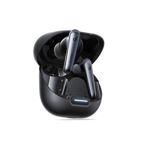 soundcore by Anker Liberty 4 NC Wireless Earbuds, 98.5% Noise Reduction, Adaptive Noise Cancelling to Ears and Environment, Hi-Res Sound, 50H Battery, Wireless Charging, Bluetooth 5.3