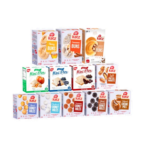Katz Gluten Free Snacks Variety Pack. Fresh Cinnamon Rolls, Soft Pretzel Nuggets, Fruit Pies, Creme Pies, Glazed Donuts & Donut Holes. Gluten Free Snacks For Adults & Kids. Dairy Free, Tree Nut Free, Peanut Free, Soy Free. Kosher Snacks. (Pack of 12)