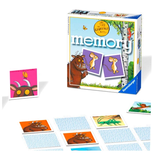 Ravensburger The Gruffalo Mini Memory Game - Matching Picture Snap Pairs Game for Kids Age 3 Years and Up