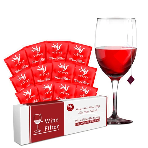 MBVㅤ 12 Pack the Wand Wine Purifier, Wine Filter, Wine Accessories for Wine Lovers, Wine Sulfite Filter To Remove Sulfite And Histamine, Eliminate Headaches, Reduce Wine Allergies