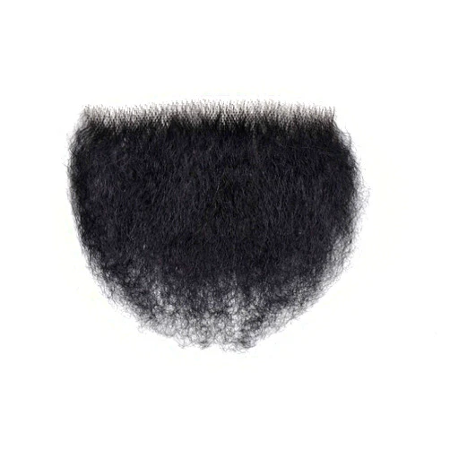MakupArtist Pubic Toupee Merkin Human Hair Big Bush Unisex in 4 Colors High Density 8 grams Black