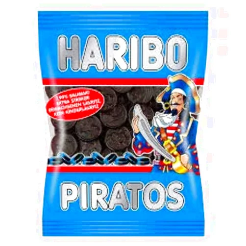 Haribo Piratos, Salmiak, 200 g