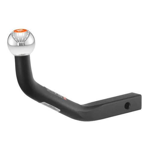 CURT 45562 Euro Trailer Hitch Mount with 2-Inch Ball, Fits 1-1/4-Inch Receiver, 3,500 lbs, 5-1/8-Inch Height, CARBIDE BLACK POWDER COAT
