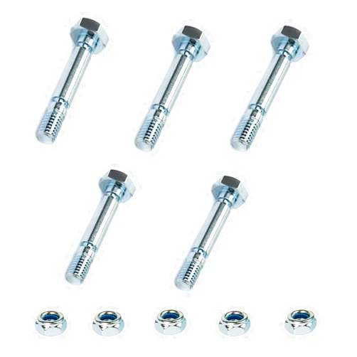 Talioy 303160355P / 303160355 Shear pins for snowblower Replacement for PowerSmart Two Stage Snow Blower Shear Pins Bolts and Nuts Se - 5pcs