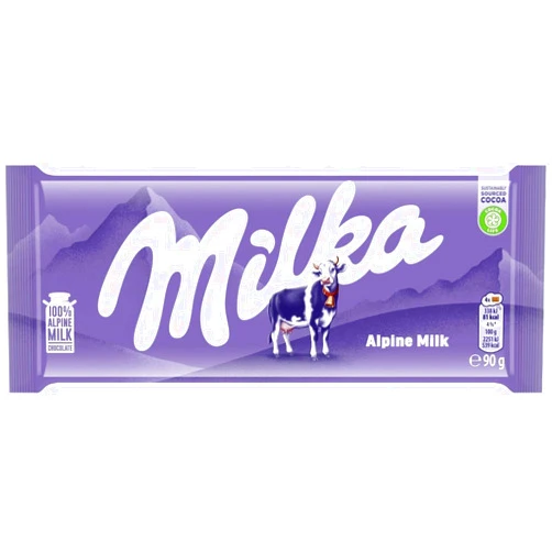 Milka Chocolate - Alpine Milk (Pack of 3)
