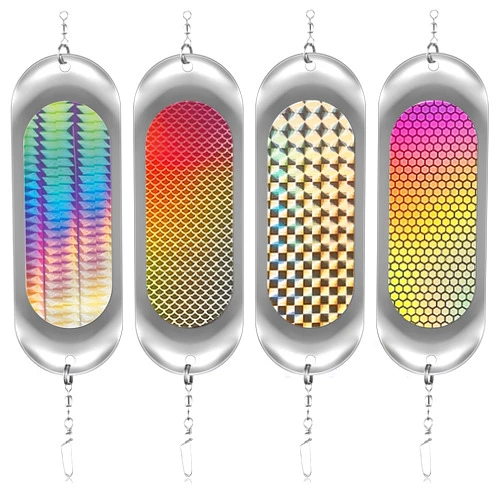 Glooglitter Kokanee Dodger Fishing Dodgers Flashers for Trolling Lure Tackle Salmon Fish