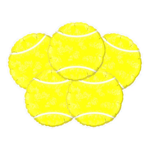 Artisan Owl Set of 5 Tennis Ball Sport 18