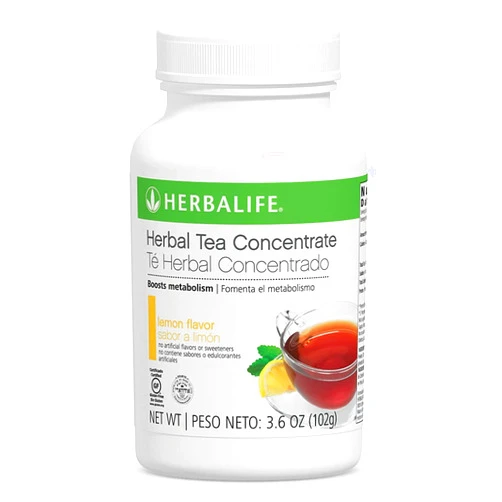 Herbalife Herbal Tea Concentrate: Lemon 3.6 OZ (102g) Gluten Free, Naturally Flavored, No Artificial Sweetener