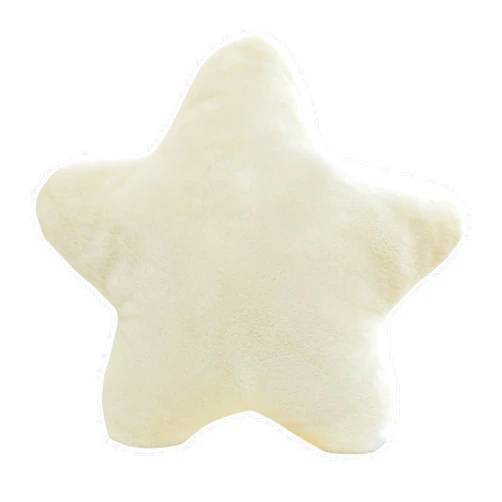 zhidiloveyou Star Pillow Plush White, Stuffed Star Shaped Pillow Cute Toy for Kids 15.7 inch