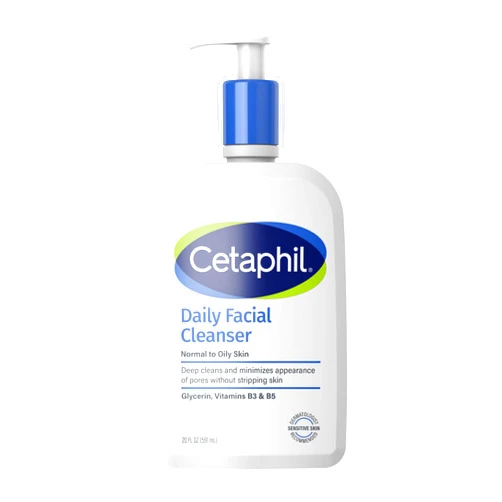 Idel Cetaphil Face Wash, Daily Facial Cleanser for Sensitive, Combination to Oily Skin, 20 oz, Gentle Foaming, Soap Free, Hypoallergenic