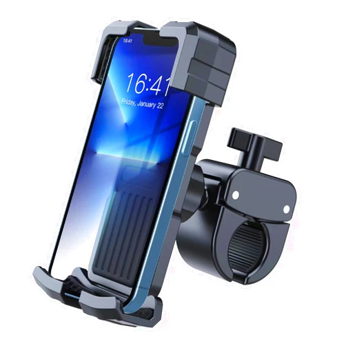 YUHENG Motorcycle Phone Mount-3s Easy Install-7.2inch Big Phone Friendly Bike Phone Holder for Bicycle-Effortless Install Bike Phone Mount-Secure Motorcycle Handlebar Phone Mount-with All Cell Phones