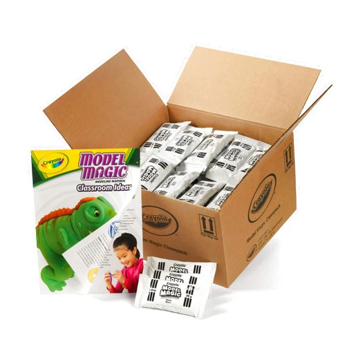 Crayola Model Magic - White (75ct), 1oz Modeling Clay Alternative, Air Dry Clay for Kids, Bulk Classroom Arts & Crafts Supplies