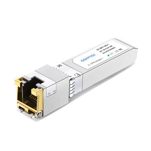 QSFPTEK 10G SFP+ RJ45 Module, 10Gbe giga Mini-GBIC SFP to rj45 Module,10GBASE-T Copper Transceiver for Ubiquiti UF-RJ45-10G, Netgear AXM765,Supermicro, Unifi, up to 30m