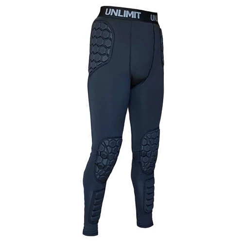 Unlimit Soccer Goalie Pants - Padded Goalkeeper Pants with Knee, Hip & Shin Pads