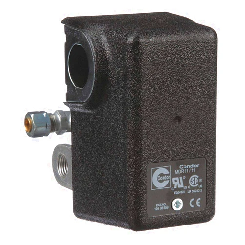 CAI - CONDOR USA, INC Condor USA, INC Air Compressor Pressure Switch; Range: 20 to 105 psi, Port Type: (4) Port, 1/4