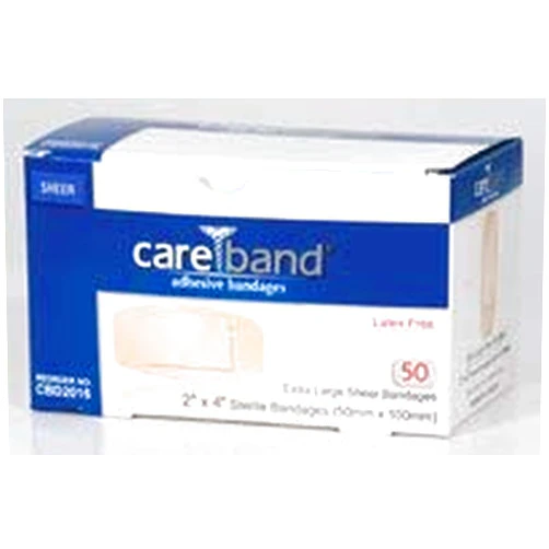 ASO Corporation CBD2016 Bandage Careband Wound LF Sterile Sheer 2x4