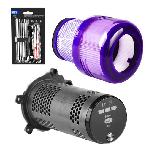 Livcruin SV14 SV15 SV16 Main Body Motor Assembly, Compatible with SV14 Vacuum Cleaner Main Body Assembly, Animal, Torque Drive Screws Service Assembly, LED Screen, Filter