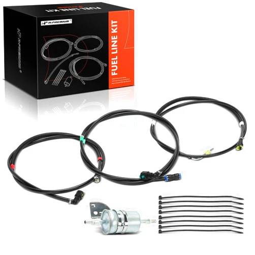 A-Premium Fuel line Kit Compatible with Buick Rendezvous 2002-2004 & Pontiac Aztek 2001-2004, 3.4L, Replace# FL-FG0268, NFR0006