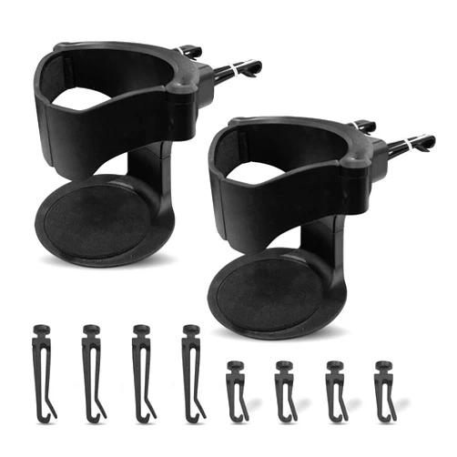 KITUREK Cup Holder for Car, Multi-Function Car Cup Holder Organizer, Car Trash Can, Hanging Cup Holder Expander for Car Air Vents, Vehicle Beverage Organizer Suitable for Cars Trucks (2 PCS)
