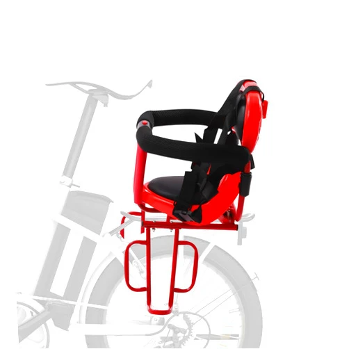 JAJADAH Rear Child Bike Seat Attachment Bike, Rear Child Bike Seat Suitable with Seat Cushion for Children