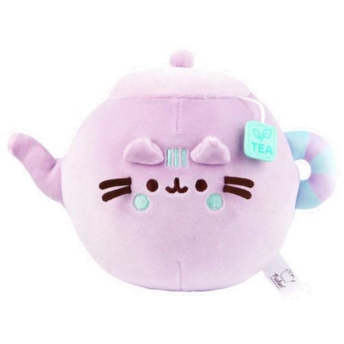 GUND Pusheen’s Kitchen: Teapot Squisheen Plush, Squishy Toy Stuffed Animal for Ages 8 and Up, Purple, 6”