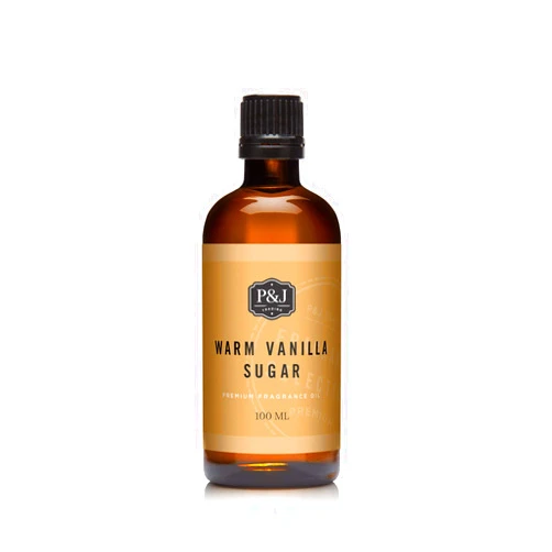 P&J Trading Fragrance Oil | Warm Vanilla Sugar Oil 100ml - Candle Scents for Candle Making, Freshie Scents, Soap Making Supplies, Diffuser Oil Scents