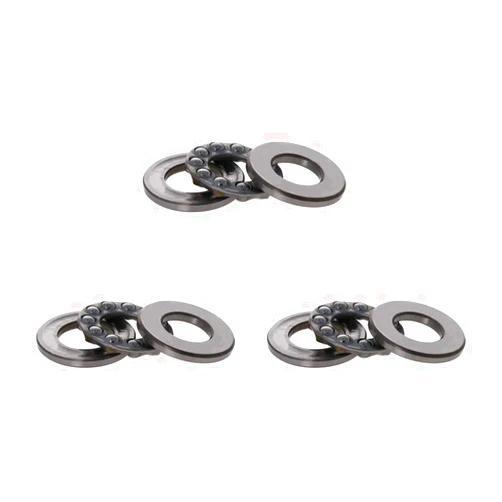 Othmro 51204 20mmx40mmx14mm Thrust Ball Bearing High Temperature Bearing Steel Single Row Rolling 3pcs