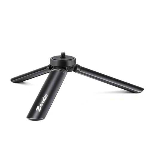 Zeadio Metal Mini Tripod, Max Load 20kg/44lb, Desktop Tabletop Stand Tripod, Fits for Smooth 4, Crane Plus, Crane 2, Osmo Mobile, Ronin-S, Vimble 2, Gimbal Handle Grip Stabilizer and All Cameras