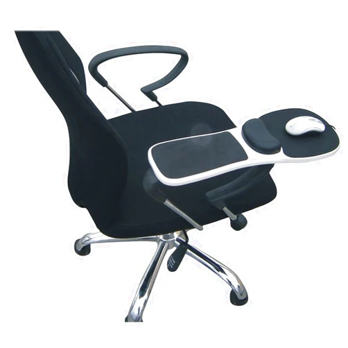 ALCKO Ergonomic Arm Rest for Chair Adjustable Mouse Pad with Wrist Support Armrest Wrist Rest Attachment Arm Pad Tray for Chair - Home Office