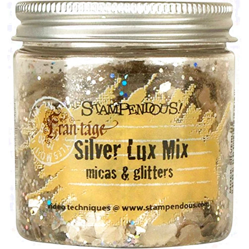 Stampendous FRL01 Lux Mica and Glitter Mix, Silver