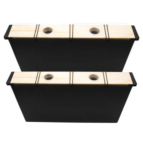 ECRIZA 2Pcs 6.5L Beehive Feeder,Bee Candy Board Feeder 10 Frame,2 Frame Bee Feeder, Bee Feeder Frame, Beehive Frame Feeder,Bee Hive Feeder Frame,Frame Feeders for Bee Hives (6.5L 2Pcs)