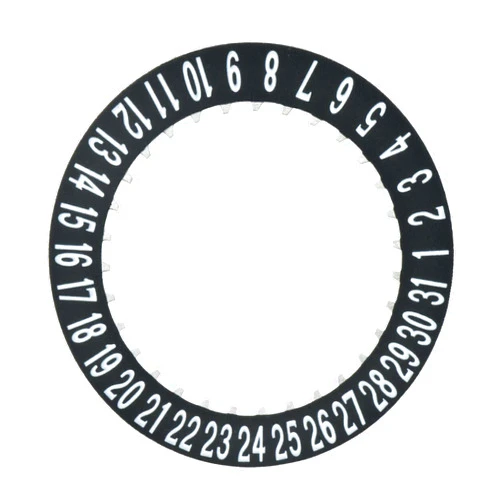Ewatchparts DATE DISC COMPATIBLE WITH CARTIER SANTOS 39MM 40MM 42MM WSSA0018 WSSA 0030 BLACK DATE @ 6