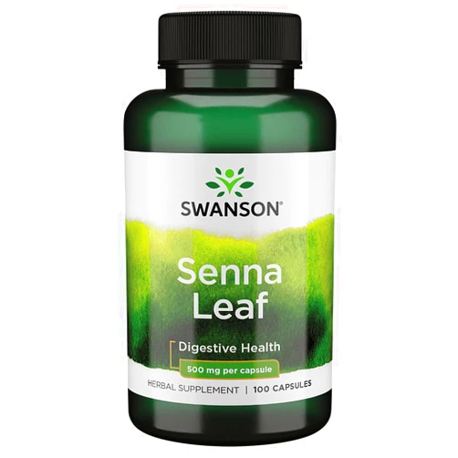 Swanson Senna Leaf 500 Milligrams 100 Capsules