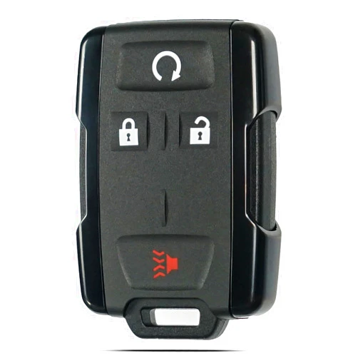 SUPALAND Key Fob Shell Case Replacement Fits for Chevrolet Colorado Chevy Silverado GMC Canyon Sierra 2014 2015 2016 2017 2018 2019 2020 2021 Keyless Entry Remote Control 4 Button Pad Cover Black M3N-32337100