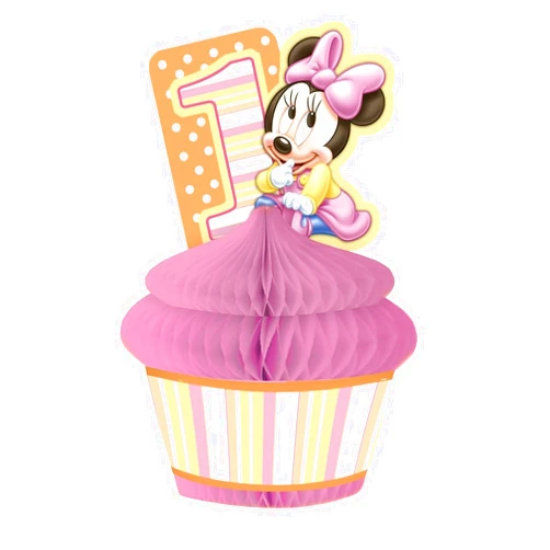 Hallmark Minnie's First Birthday Centerpiece (1 per package)
