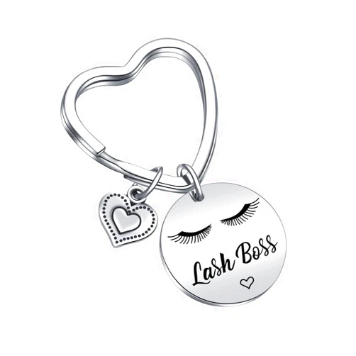 JIUSHUN Beautician Jewelry Eyelashes Artist Gift Lash Artist Gift Lash Boss Jewelry Beauty Lashes Girl Jewelry Beautician Gift professional Gift Beauty Lashes Girl Keychain