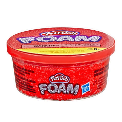 Play-Doh Foam Red Single Can of Non-Toxic Modeling Foam for Kids 3 Years & Up